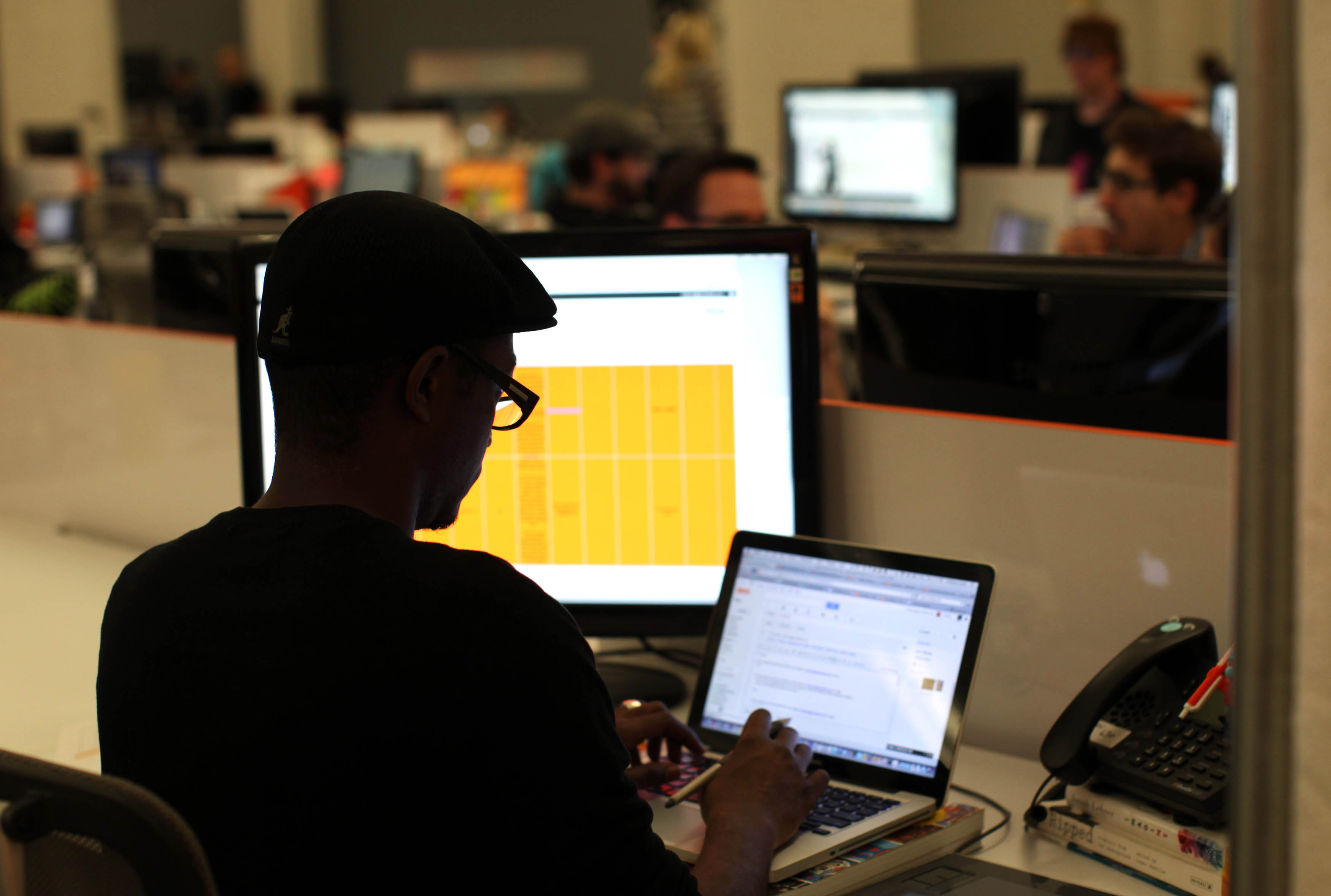 A person works on his computer in San Francisco, California May 25, 2012. REUTERS/Robert Galbraith